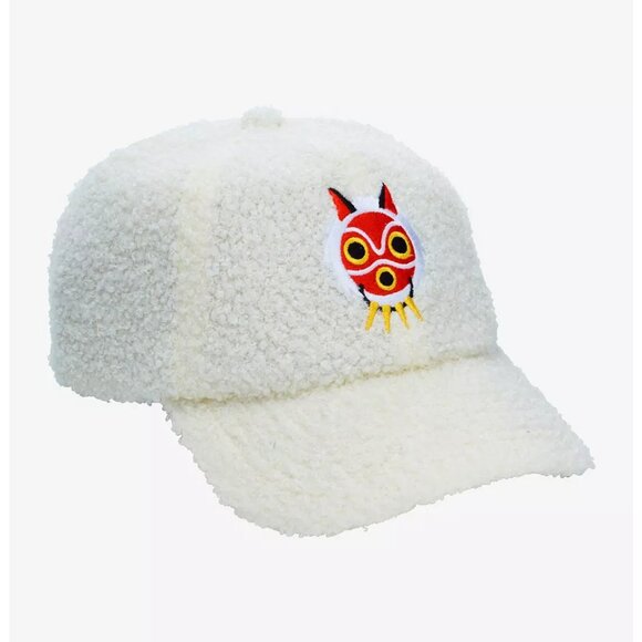 Studio Ghibli® Princess Mononoke Mask Sherpa Dad Cap - NWT - Picture 1 of 3